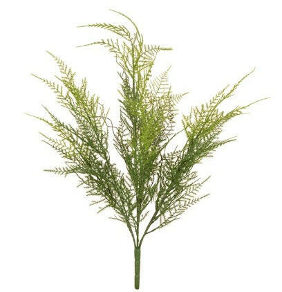 Artificial Leather Fern Bush