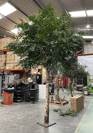 Artificial Bespoke Natural Birch Tree