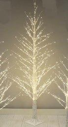 Justartificial LED White Twinkling Tree 180cm