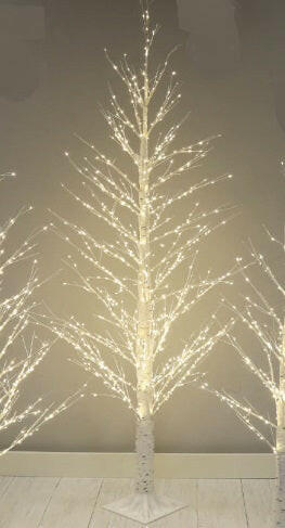 Justartificial LED White Twinkling Tree 180cm