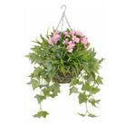 Artificial Impatient Grass Hanging Basket