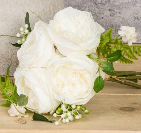 Artificial Silk Rose Bouquet