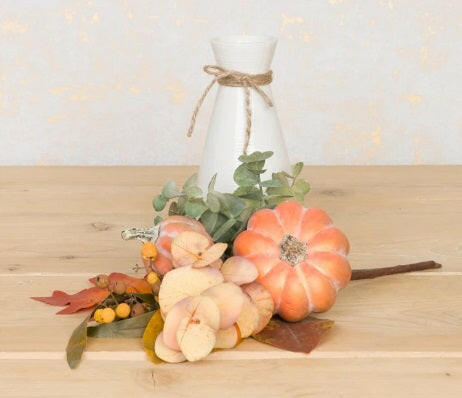 Artificial Autumn Pumpkin Pick in situ