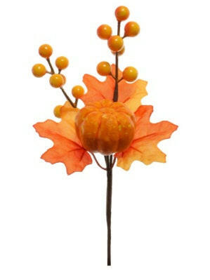 Artificial Autumn/Halloween Pumpkin Pick