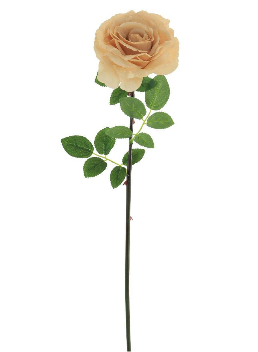 Justartificial.co.uk Tudor Open Rose Champagne 74cm
