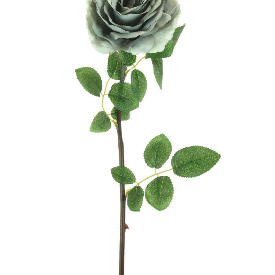 Justartificial.co.uk Tudor Open Rose Sage 74cm