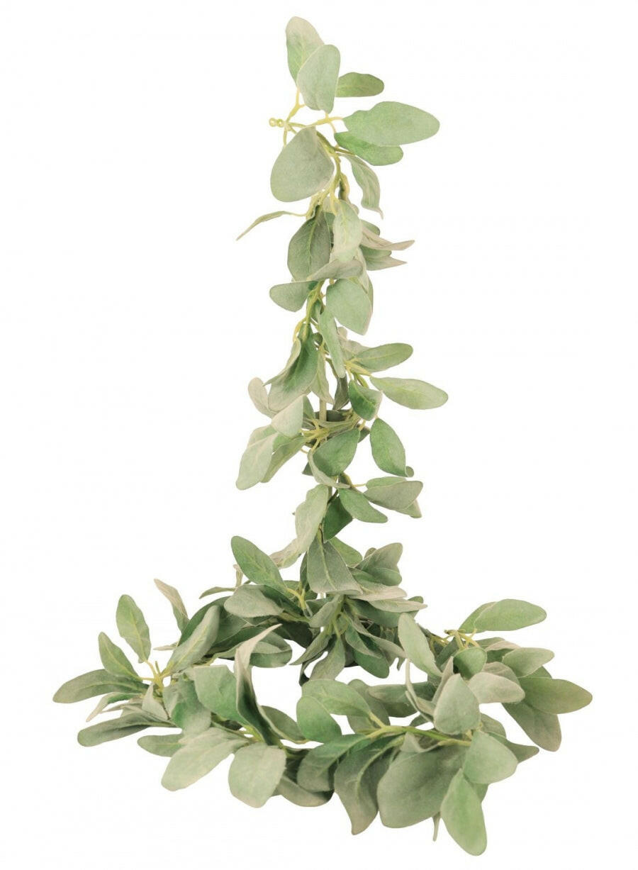 Justartificial.co.uk Lamb Ear Garland 190cm