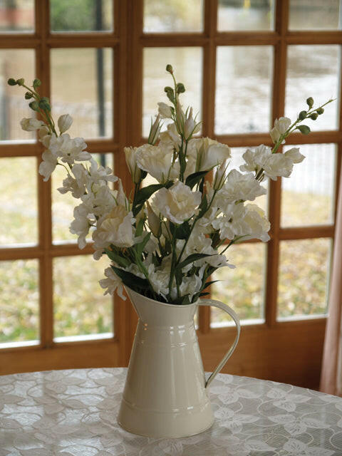 Artificial Silk Small Delphinium Arrangement