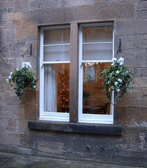 Geranium Large Silk Hanging Basket