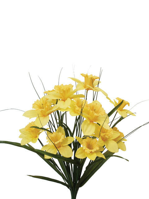 Artificial Silk Daffodil Bush