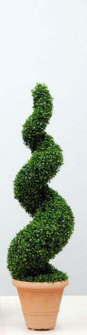 Artificial Boxwood Topiary Spiral Tree