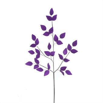 Artificial Velvet Leaf Spray