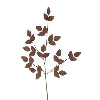 Artificial Velvet Leaf Spray