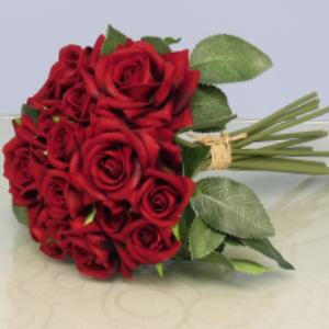 Artificial Supreme Silk Rose Hand Tie