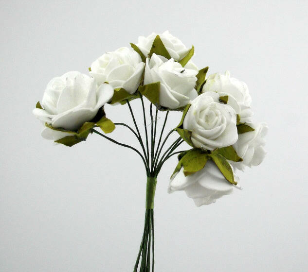 Artificial Polyfoam Rose Bunches