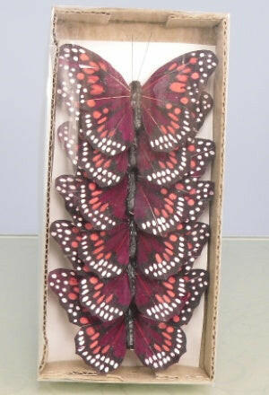 Artificial Feather Butterflies