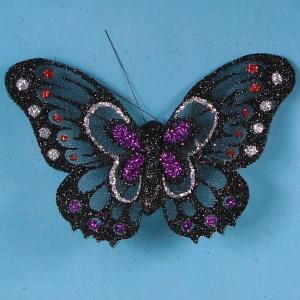 Artificial Glittered Butterflies, Two Tone