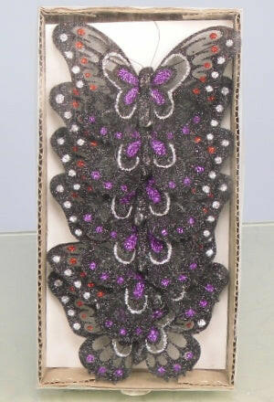 Artificial Glittered Butterflies, Two Tone