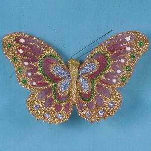 Artificial Glittered Butterflies, Two Tone