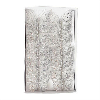 Mesh Glittered Clip On Butterflies