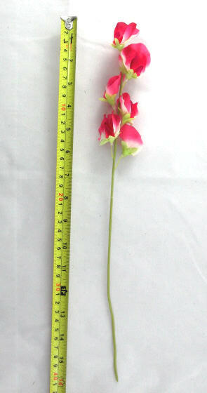 Artificial Silk Sweet Peas Single Stem