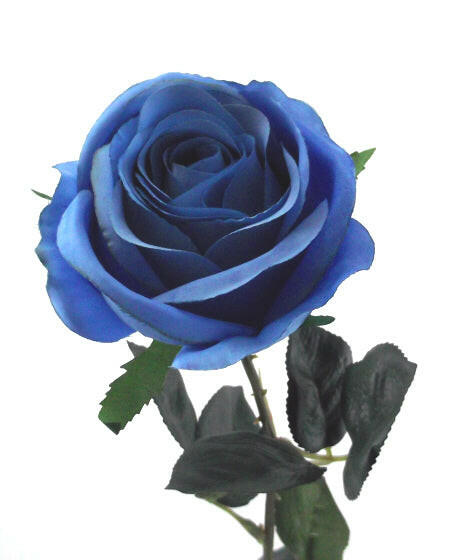 Artificial Silk Eternity Rose Single Stem