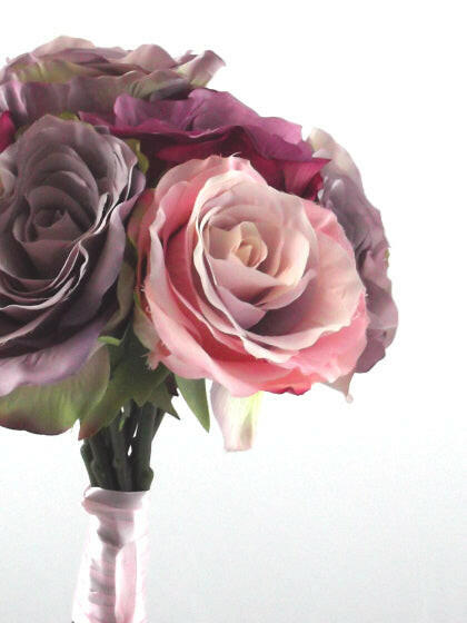 Artificial Silk Eternity Rose Bundle