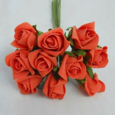 Artificial Colourfast Cottage Rose Bud Bunch