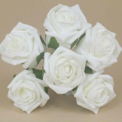 Artificial Colourfast Cottage Rose Bud Bunch