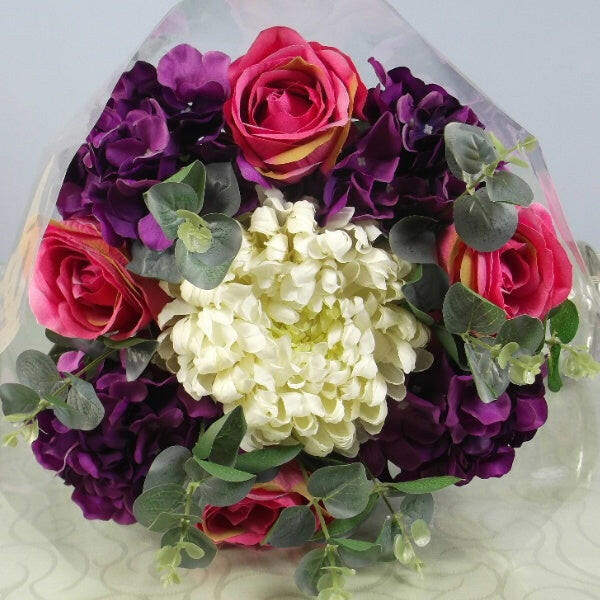 Artificial Silk Large Open Top Hydrangea Bouquet