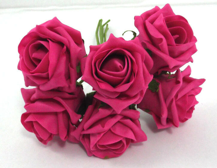 Artificial Colourfast Cottage Rose Bud Bunch