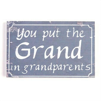 Grandparents Message Plaque