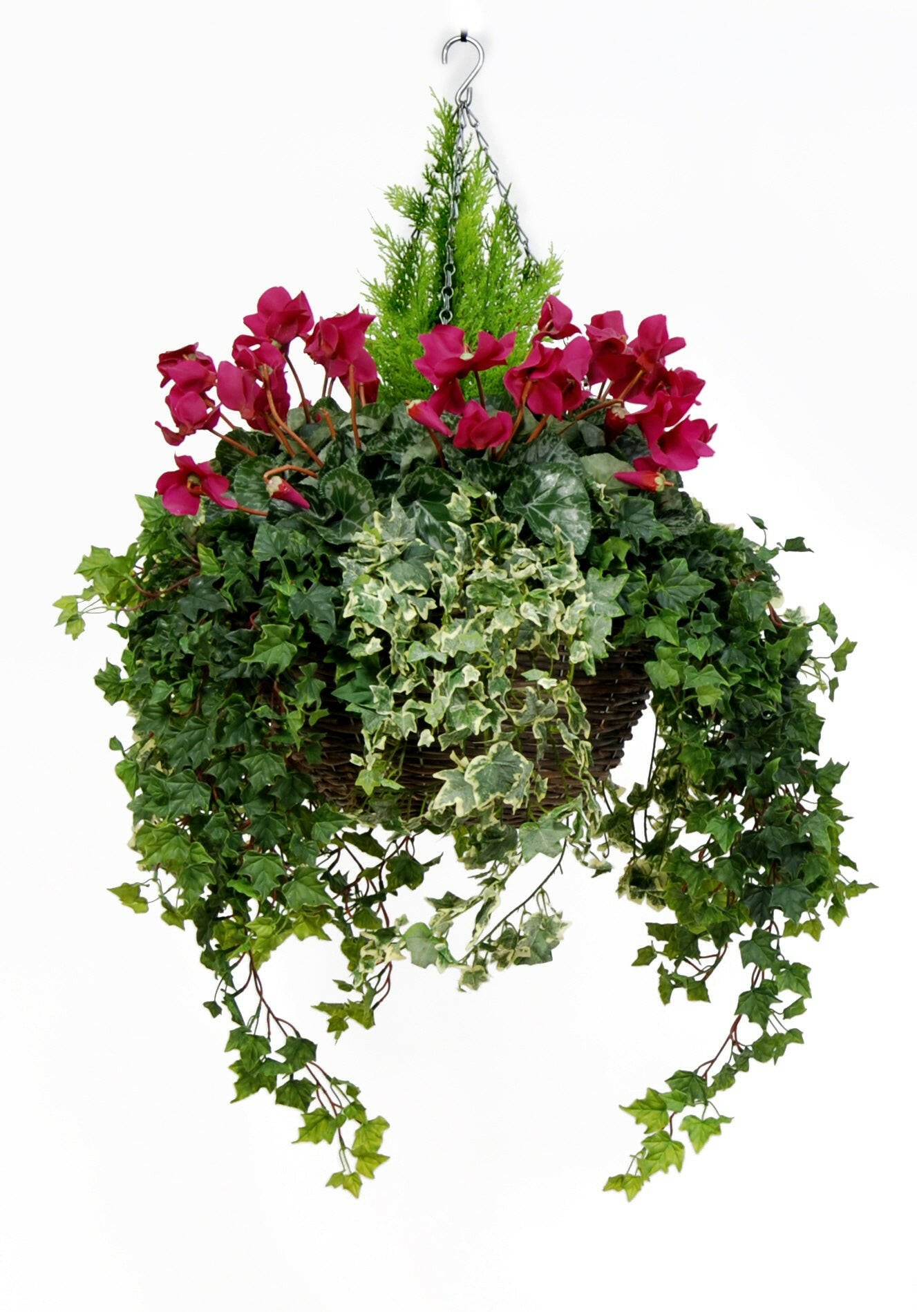 Artificial Plastic Deluxe Large Hanging Basket