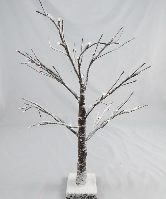 Artificial LED Snowy Twig Tree