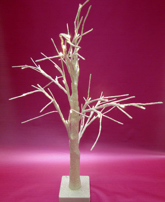 Artificial LED Snowy Twig Tree