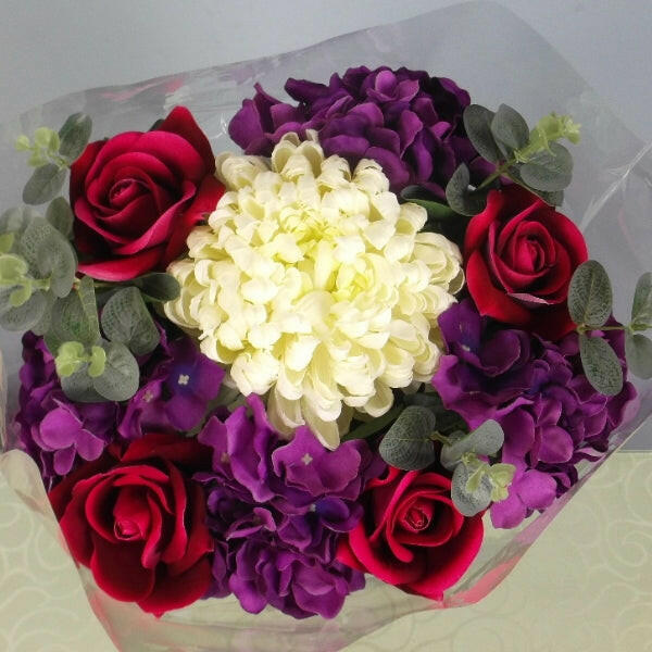 Artificial Silk Large Open Top Hydrangea Bouquet