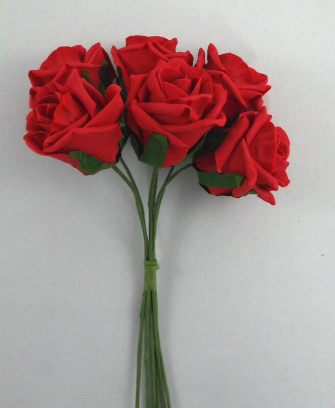 Artificial Colourfast Cottage Rose Bud Bunch