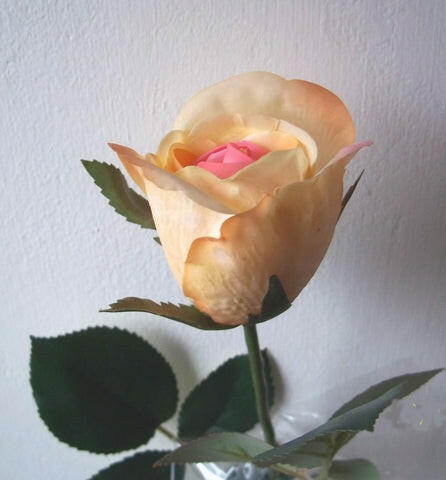 Artificial Real Touch Rose Bud Single Stem