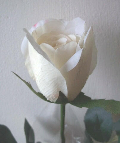 Artificial Real Touch Rose Bud Single Stem