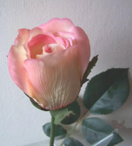 Artificial Real Touch Rose Bud Single Stem