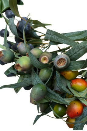 Artificial Long Stem Gum Nut Spray