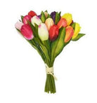 Artificial Silk Tulip Posy Bouquet
