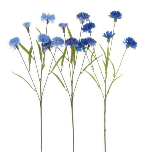 Artificial Silk Cornflower Blue
