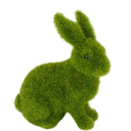 Justartificial.co.uk Moss Sitting Rabbit