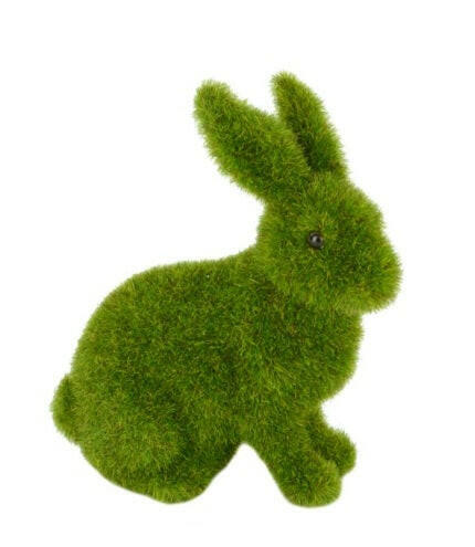Justartificial.co.uk Moss Sitting Rabbit