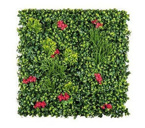 Justartificial.co.uk Privet Grass and Red Jasmine Living Wall