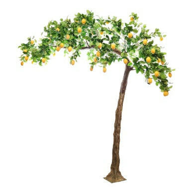 Justartificial.co.uk Lemon Branches shown on a trunk