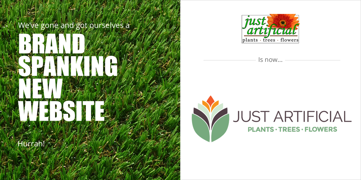Just Artificial's Brand New Website!