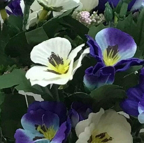 Artificial Pansies