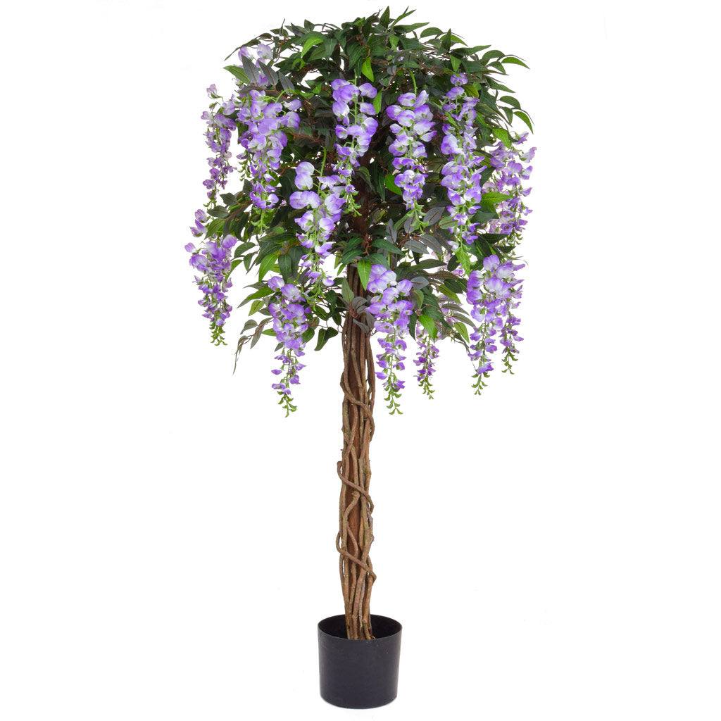 Silk flowered tree replicas - premium quality decorative foliage